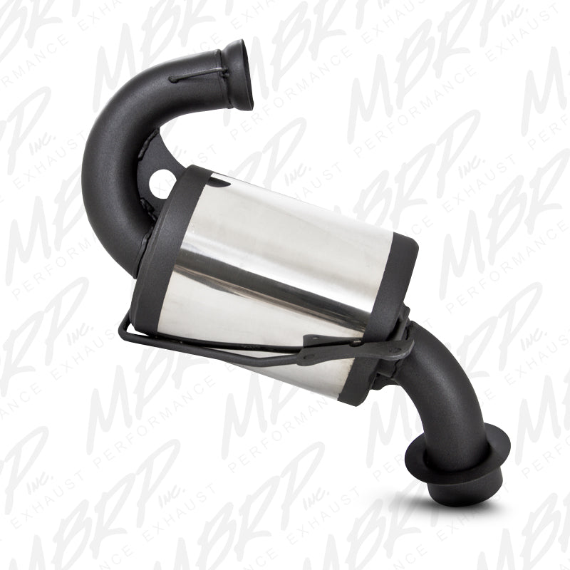 MBRP Exhaust 1097526 Trail Muffler. Slip-on Design. Packed Muffler.