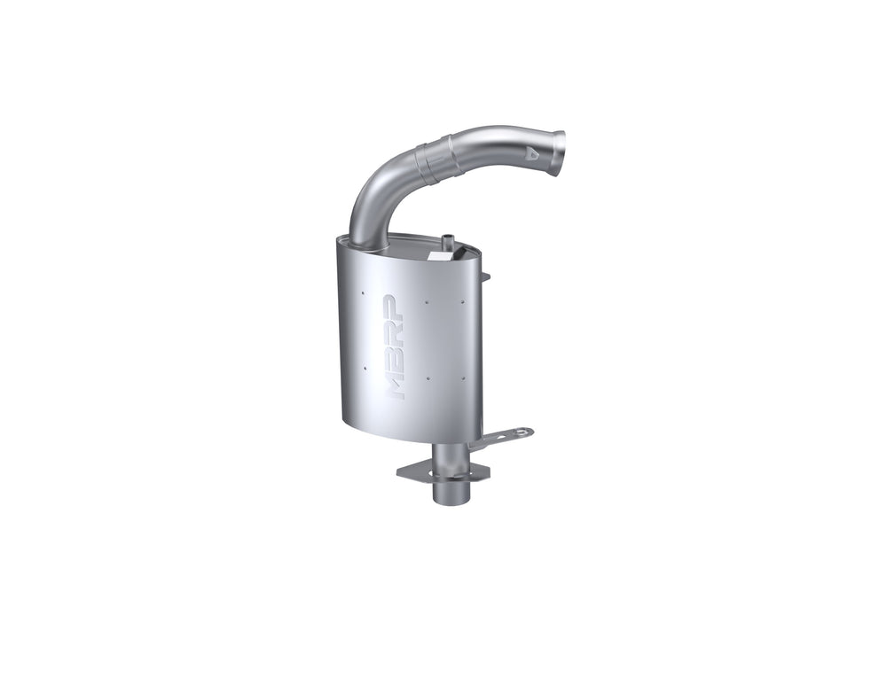 MBRP Exhaust 142Q106 Quiet Trail Muffler.Slip-on Design.Oval Shell.