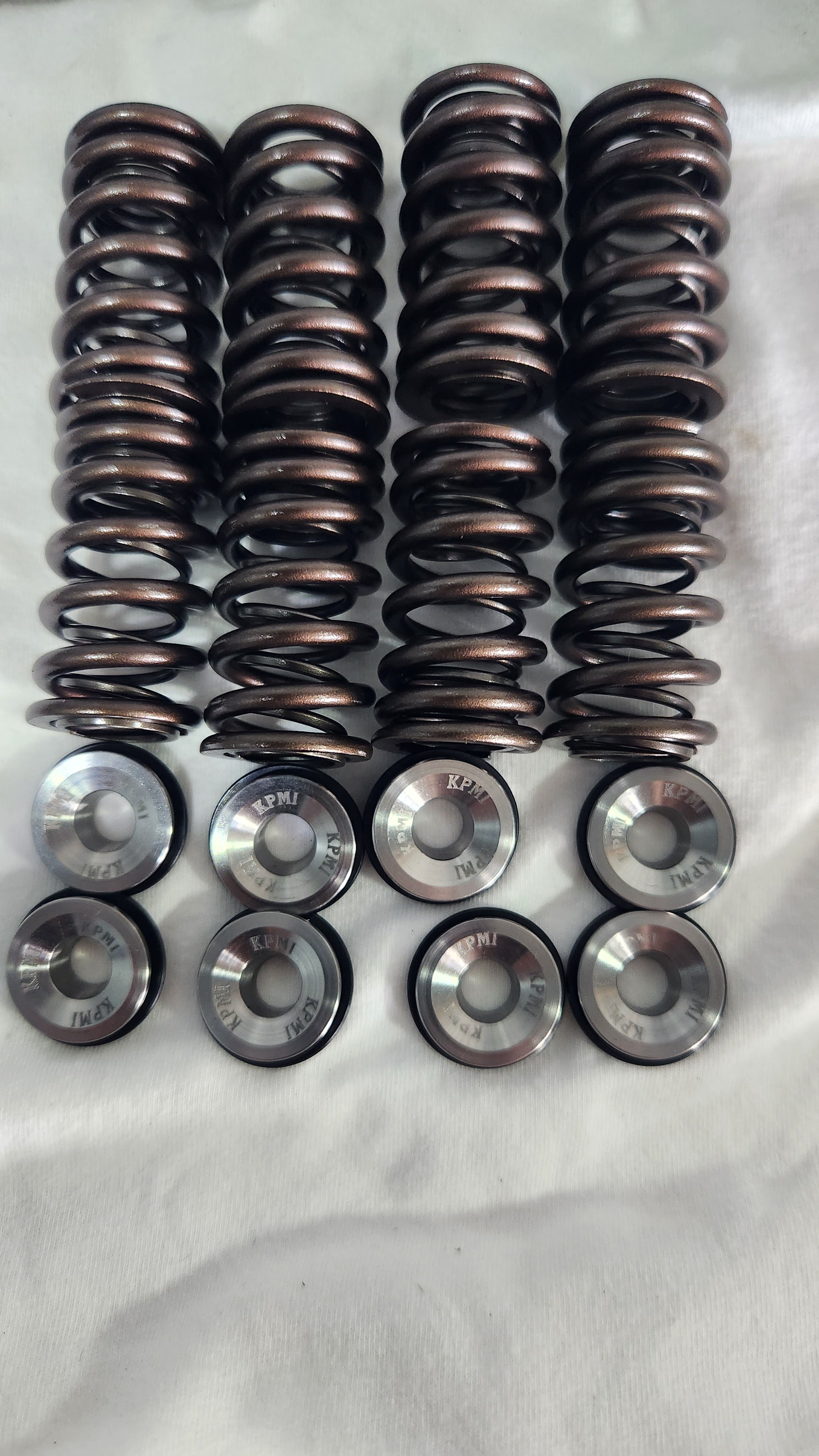 KIBBLEWHITE CANAM VTWIN DUAL RATE VALVE SPRINGS AND TITANIUM RETAINERS