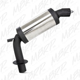 MBRP Exhaust 4060210 Race Muffler. Slip-on Design. Packed Muffler.