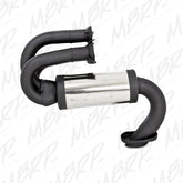 MBRP Exhaust 4080309 Race Muffler. Slip-on Design. Packed Muffler.