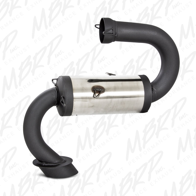 MBRP Exhaust 4090210 Race Muffler. Slip-on Design. Packed Muffler.