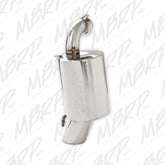 MBRP Exhaust 4230215 Trail Muffler. Slip-on Design. Packed Muffler.