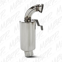 MBRP Exhaust 1130210 Race Muffler. Slip-on Design. Packed Muffler.