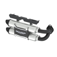 MBRP Exhaust AT-9517PT Spark Arrestors Included. REPACK KIT PT-0016PK sold separately. Slip-On Exhaust – Fits Polaris RZR