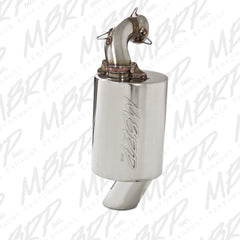 MBRP Exhaust 428T209 Trail Muffler. Slip-on Design. Packed Muffler. – Fits Polaris INDY / Rush / PRO-RMK / RMK / SwitchBack