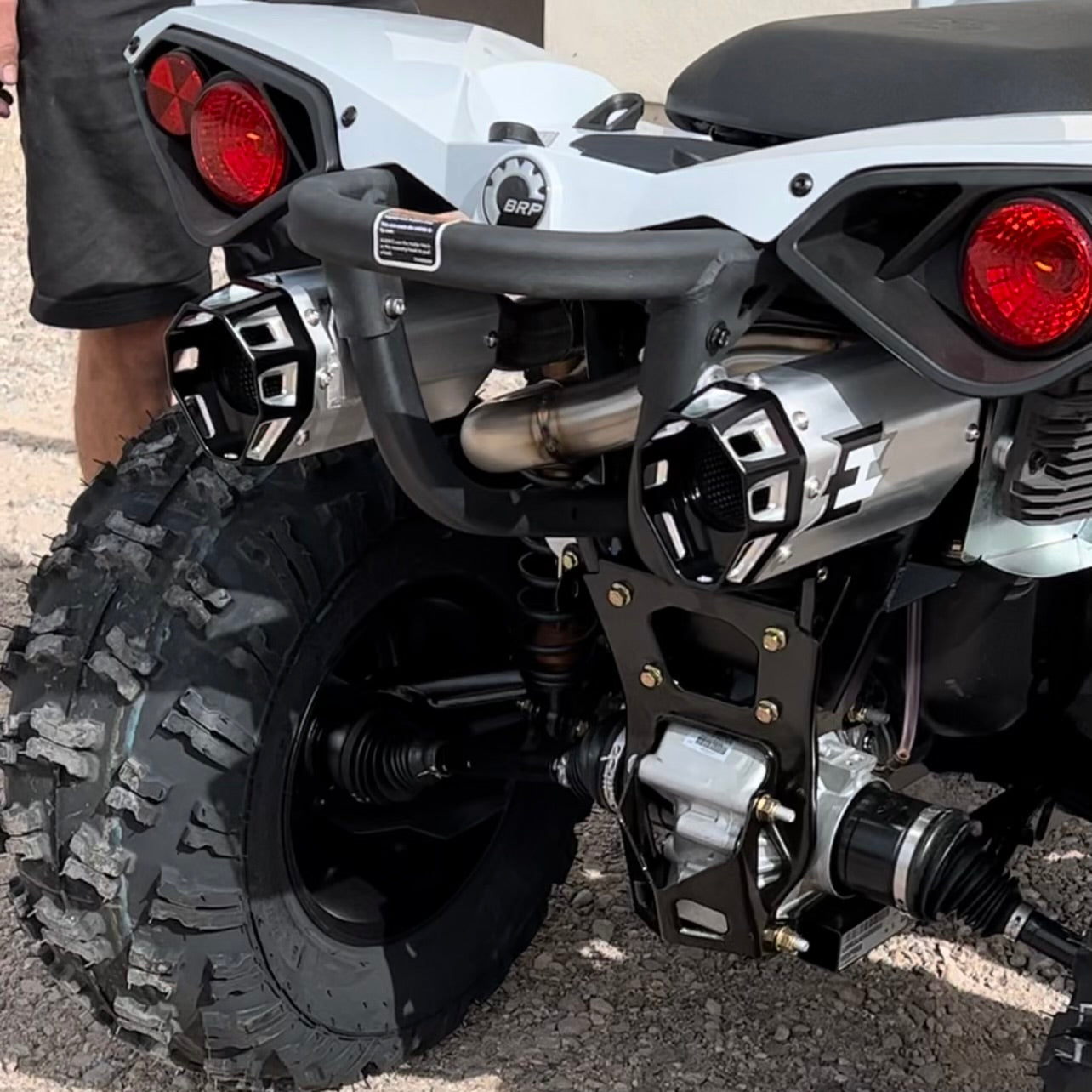 Empire Industries G2 Dual Slip On Exhaust for 2016+ CAN-AM Renegade