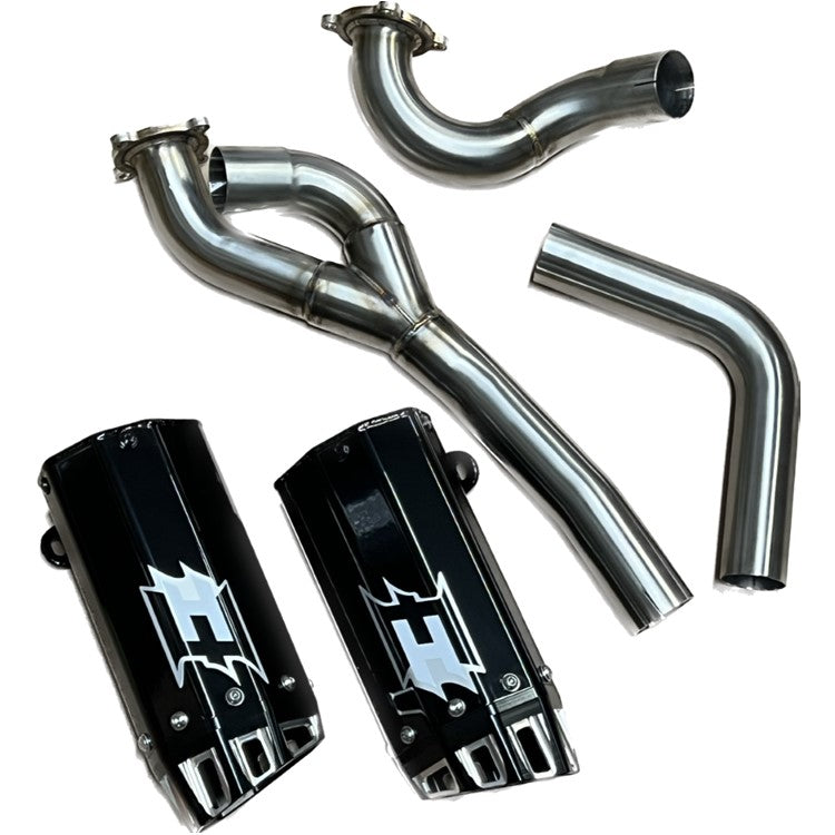 Empire Industries NEW GEN II Dual slip on exhaust for 12+ CAN-AM Outlander