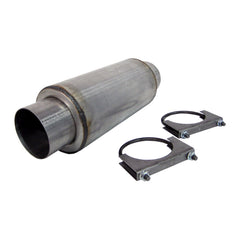 MBRP Exhaust R2009 Resonator 4in. Inlet. Outlet 12in. Body 18in. Overall. AL