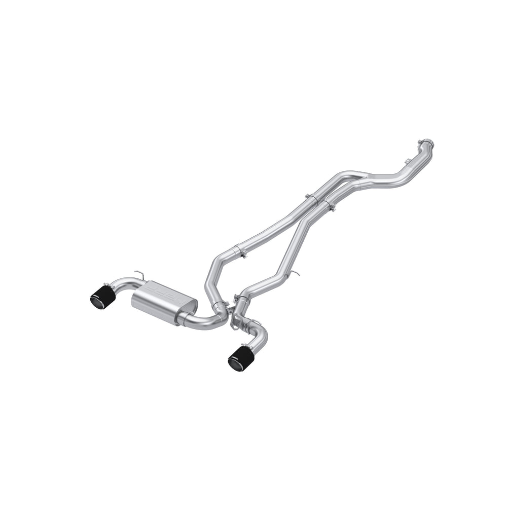 MBRP Exhaust S43003CF 3in Cat-Back. Dual Rear Exit. T304. CF Tips