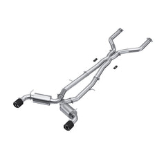 MBRP Exhaust 3" Cat Back, Dual Rear, T304 with Carbon Fiber Tips