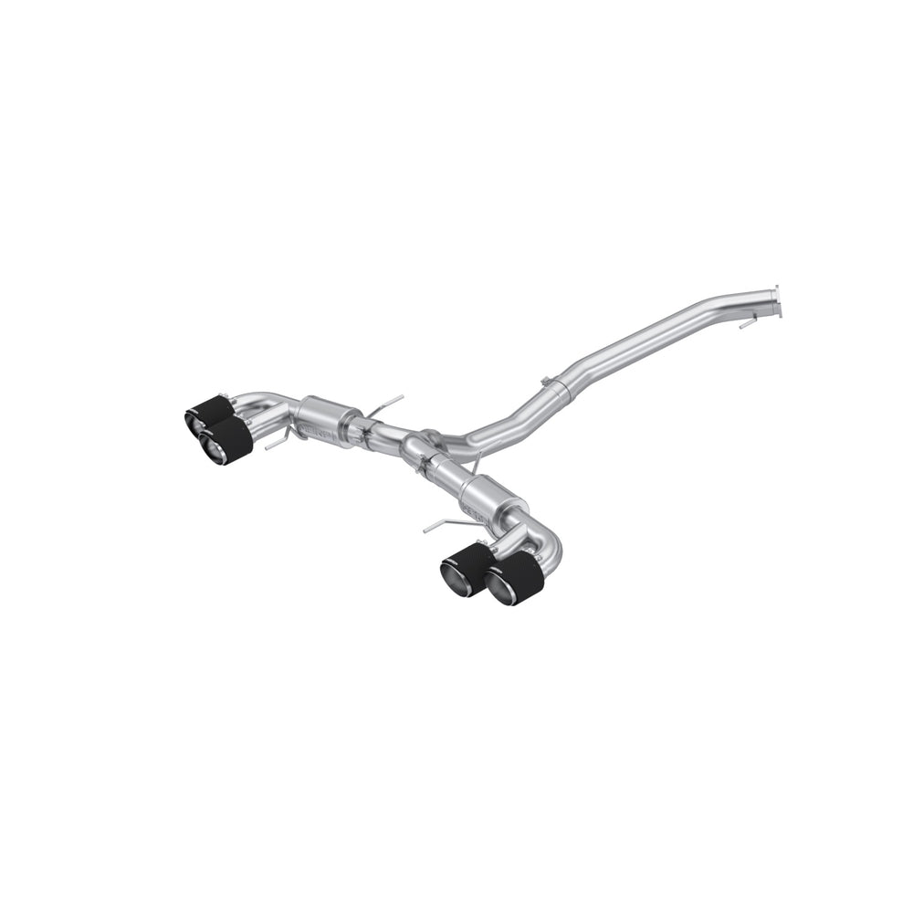 MBRP Exhaust 3.5" Cat Back, Dual Split Rear, T304, Quad CF Tip