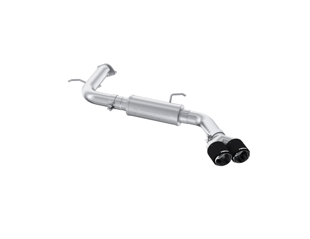 MBRP Exhaust 3in Axle-Back, Single Rear Exit with Dual Outlet Carbon Fiber Tip