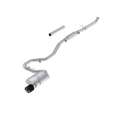 MBRP Exhaust 2.5" Cat Back, Single Rear Exit, T304 with CF Tips