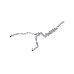 MBRP Exhaust 3in. Cat Back; 2.5in. Dual Rear; T304