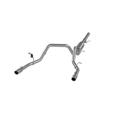 MBRP Exhaust 3in. Cat Back; Dual Split Rear; AL
