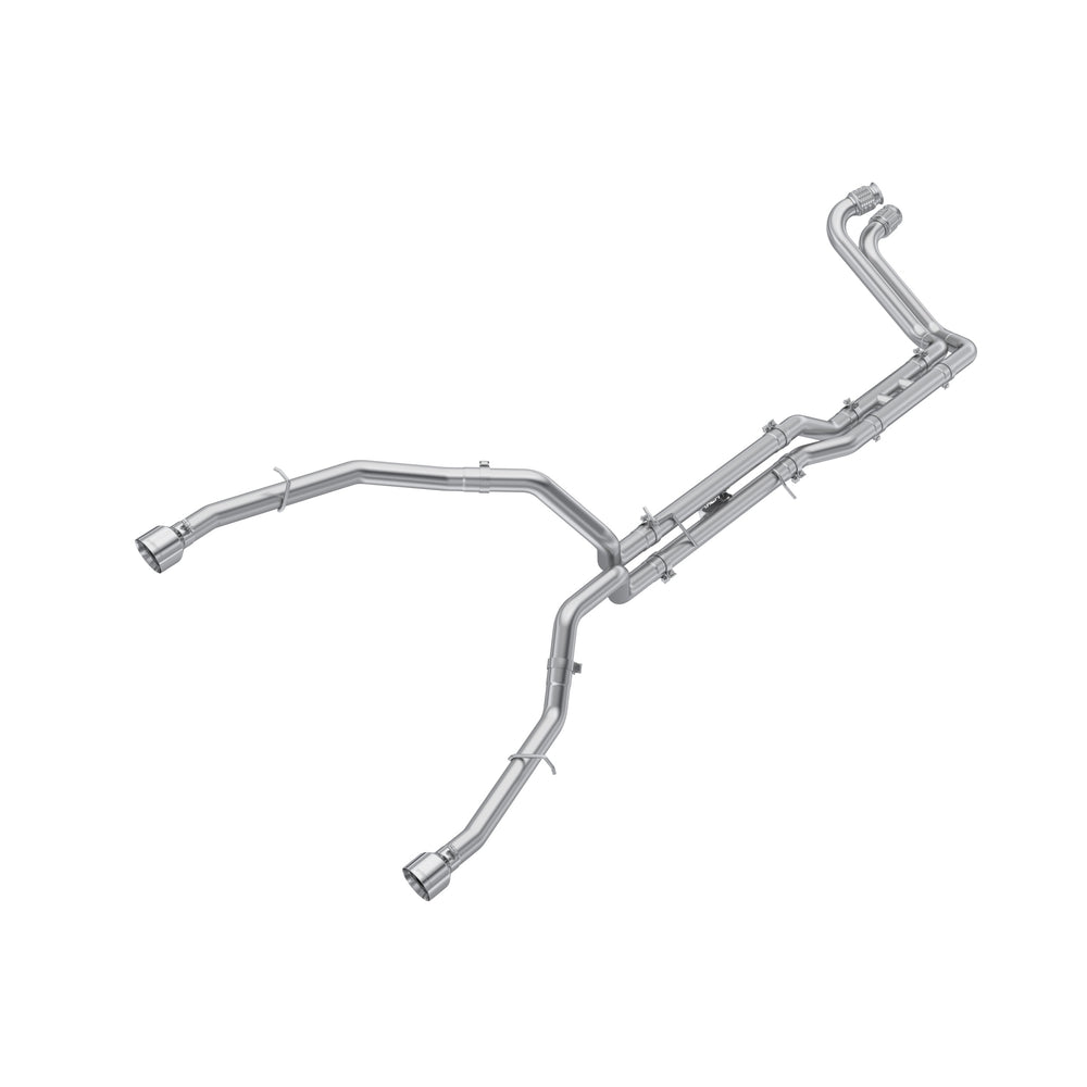 Aluminized Steel, 3" Cat Back, Dual Rear with Tips