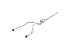 MBRP Exhaust 3 Inch Cat Back, 2.5 Inch Dual Split Rear, T304 with CF Tips