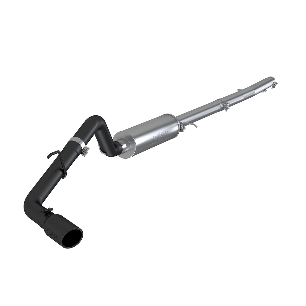 MBRP Exhaust 3" Cat Back, Single Side Exit, Black Coated
