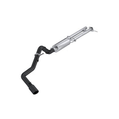 MBRP Exhaust 2.5 Inch Cat Back, 3 Inch Single Side Exit, Black Coated AL