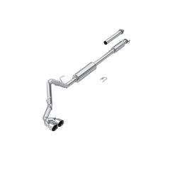 MBRP Exhaust 3in. Cat Back, Passenger-side, Dual Outlet, AL