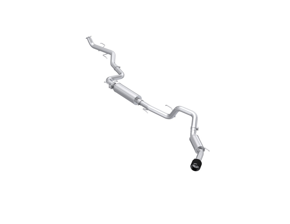 MBRP Exhaust S53233CF 3in. Cat-Back, Single Side Exit with CF Tip, T304.