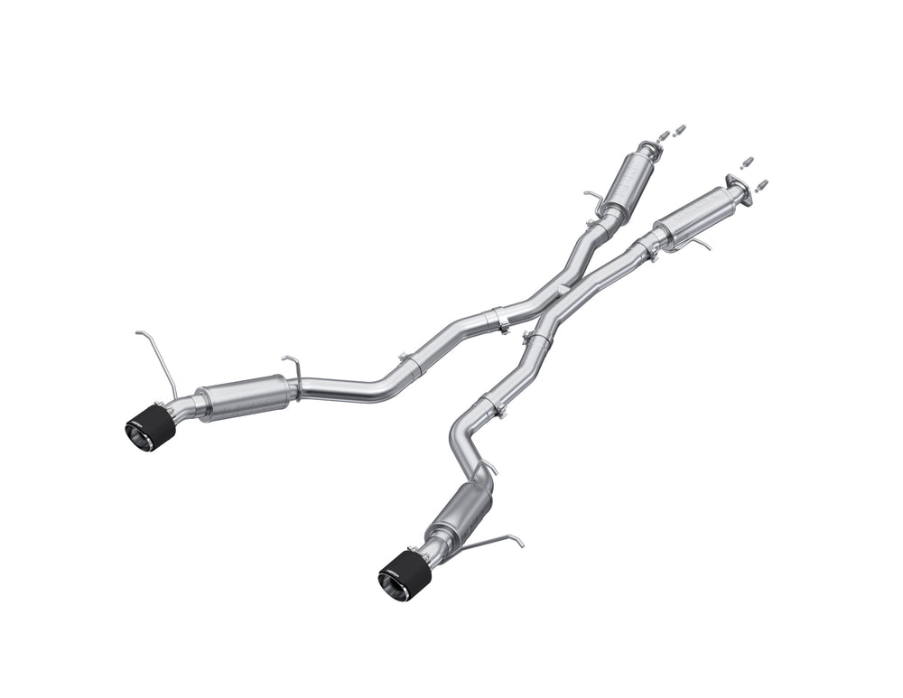 MBRP Exhaust 3in. Cat Back; Dual Rear Exit; T304 with Carbon Fiber Tips