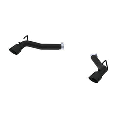MBRP Exhaust 3in. Axle Back; Muffler Delete; Black Coated