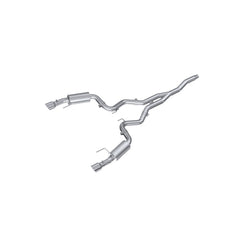 MBRP Exhaust 3in. Cat Back; Dual Split Rear; Street Version; 4.5in. tips AL