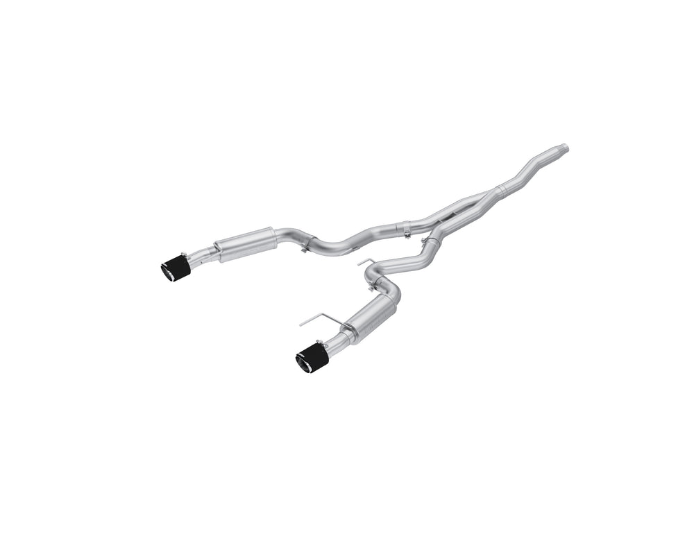 MBRP Exhaust 3in. Cat Back; Dual Split Rear; Race Version; 4.5in. CF tips; T304