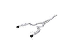 MBRP Exhaust 3in. Cat Back; Dual Split Rear; Race Version; 4.5in. CF tips; T304