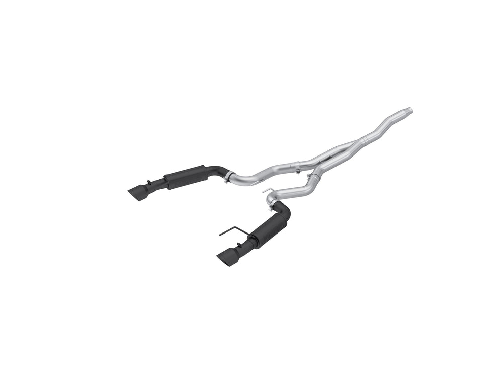 MBRP Exhaust 3in. Cat Back; Dual Split Rear; Race Version; 4.5in. tips; Black Coated