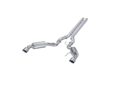 MBRP Exhaust 3in. Cat Back; Dual Split Rear; Street Version; 4.5in. tips; T409