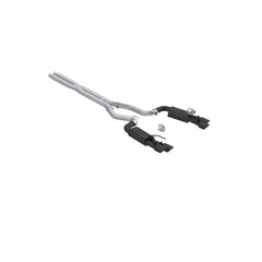 MBRP Exhaust 3in. Cat Back; with Quad 4in. Dual Wall Tips; Street Version; Black Coated