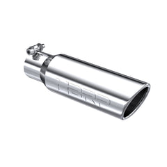 MBRP Exhaust T5113 Tip. 3in. O.D. Angled Rolled End 2in. inlet 10in. length. T304.