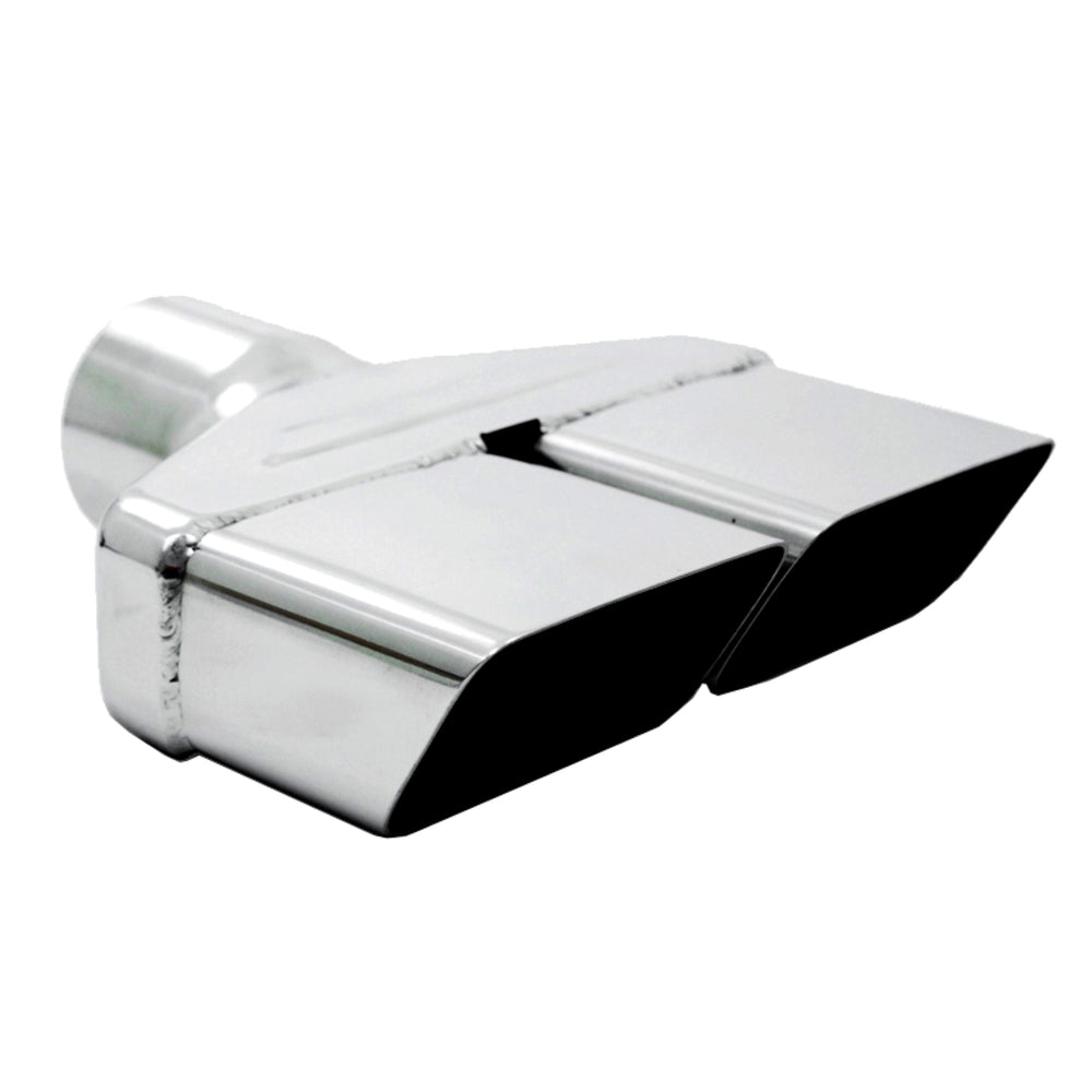 MBRP Exhaust T5118 8In x 2 1/2in ID. Rectangle. 2 1/2in Inlet. 8 1/4in Length. T304.
