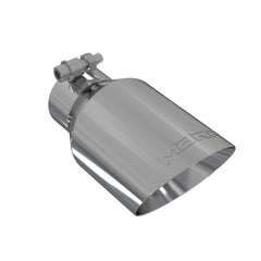 MBRP Exhaust T5123 Tip. 4in. O.D.. Dual Wall Angled. 2in. inlet. 8in. length. T304.