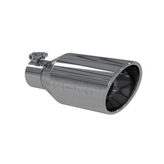 MBRP Exhaust T5160 Tip. 4 1/2in. O.D.. SW Angle Rolled End. 2 1/2in. inlet 11in. in length. T304.
