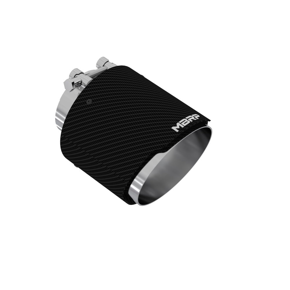 MBRP Exhaust T5184CF Tip. 5in. OD Out. 3in. ID. Dual Wall. CF T304