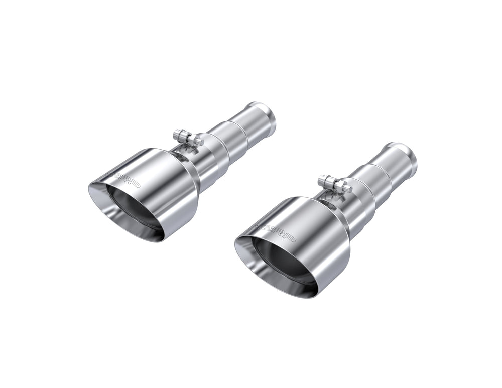MBRP Exhaust 5in. OD Dual Wall Angle Cut Exhaust Tips, Sold in Pairs.