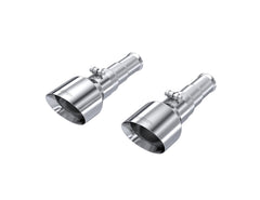 MBRP Exhaust 5in. OD Dual Wall Angle Cut Exhaust Tips, Sold in Pairs.