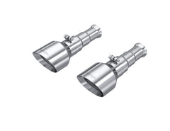 MBRP Exhaust 5in. OD Dual Wall Angle Cut Exhaust Tips, Sold in Pairs.