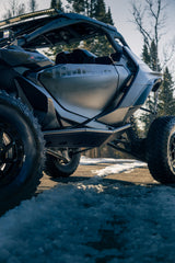 MBRP Black-Coated Rock Slider Kit