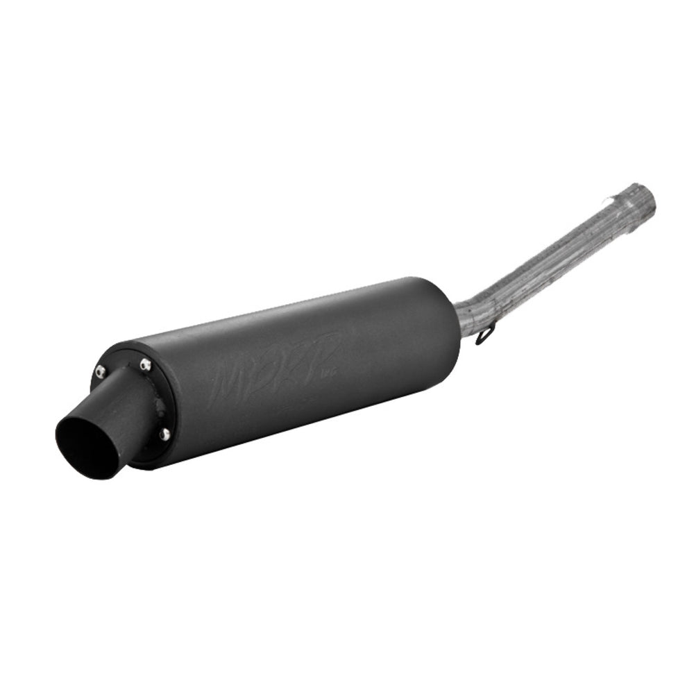 Direct Replacement Slip-on w/Utility Muffler- requires head pipe to be cut