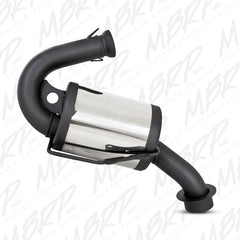 MBRP Exhaust 1825207 Trail Muffler. Slip-on Design. Packed Muffler.