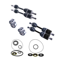 Can-Am Outlander Renegade Front & Rear CV Axles Wheel Bearings Differential Seals Bundle
