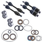 Polaris Sportsman 400 500 700 Front & Rear CV Axles Wheel Bearings Differential Seals Bundle