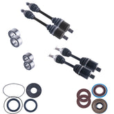 Polaris RZR 570 50" & RZR 900 50"/55" Front & Rear CV Axles Wheel Bearings Differential Seals Bundle