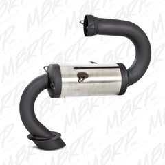 MBRP Exhaust 4090210 Race Muffler. Slip-on Design. Packed Muffler. – Fits Polaris RMK / XC