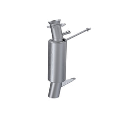 MBRP Exhaust 2400316 Race Muffler. Slip-on Design. Packed Muffler.